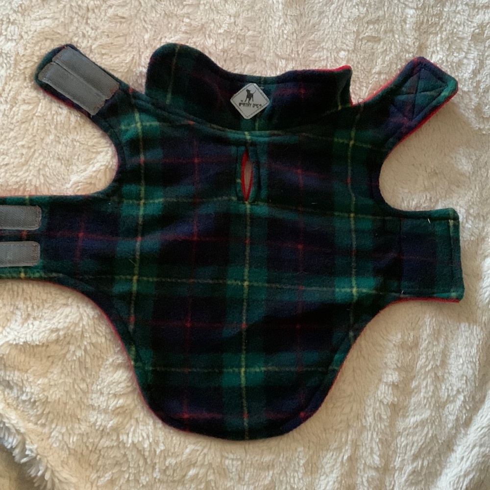 Fleece dog jacket brand new